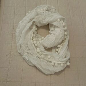 Infinity scarf. White. Brand new.